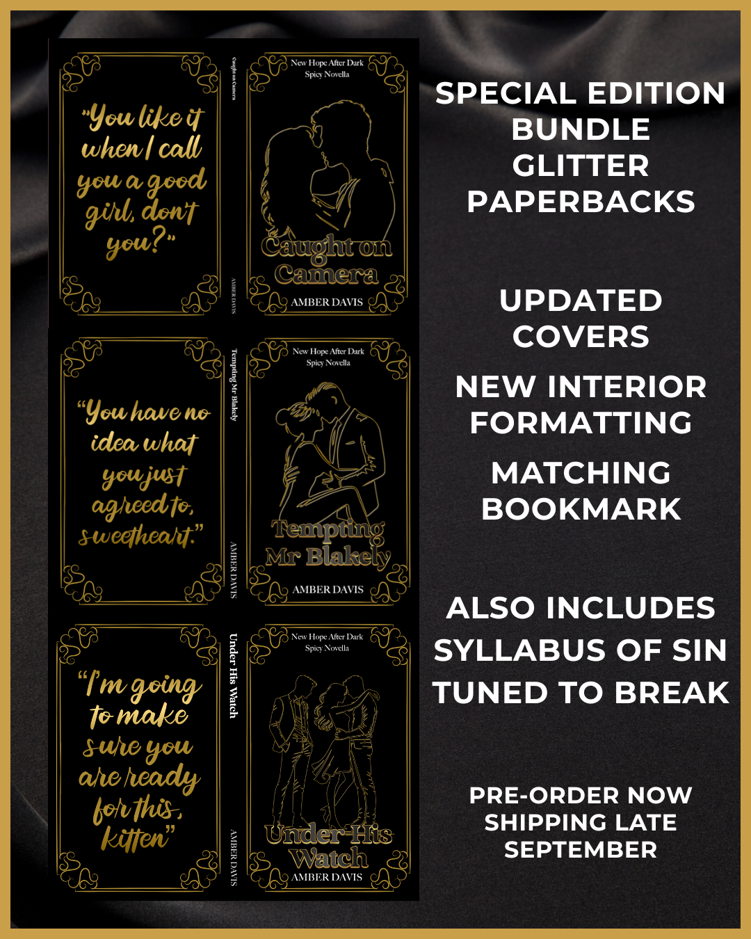 After Dark Glitter Paperback Bundle - Pre-Order