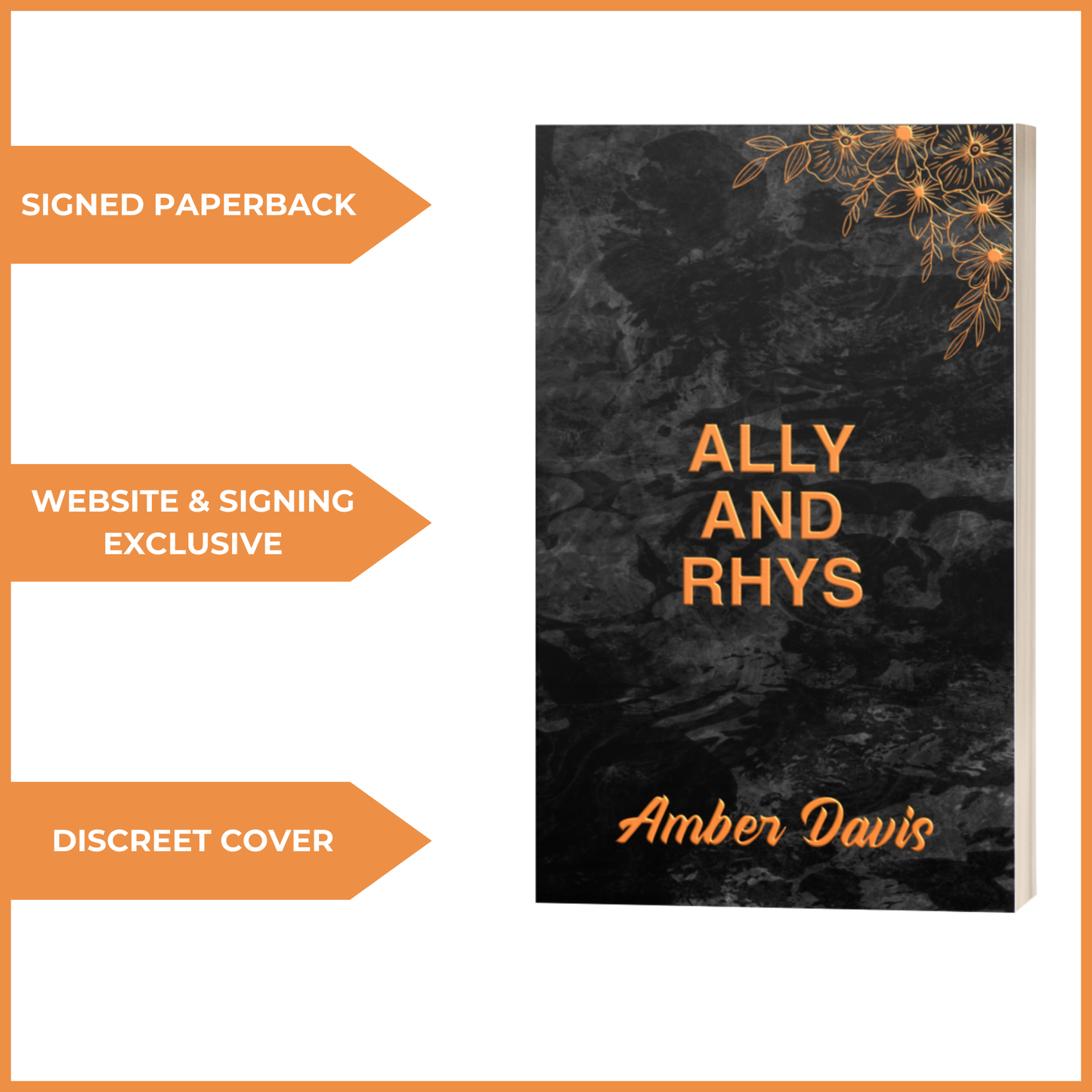 Rhys and the girl who was always his - Discreet Cover - Signed Paperback