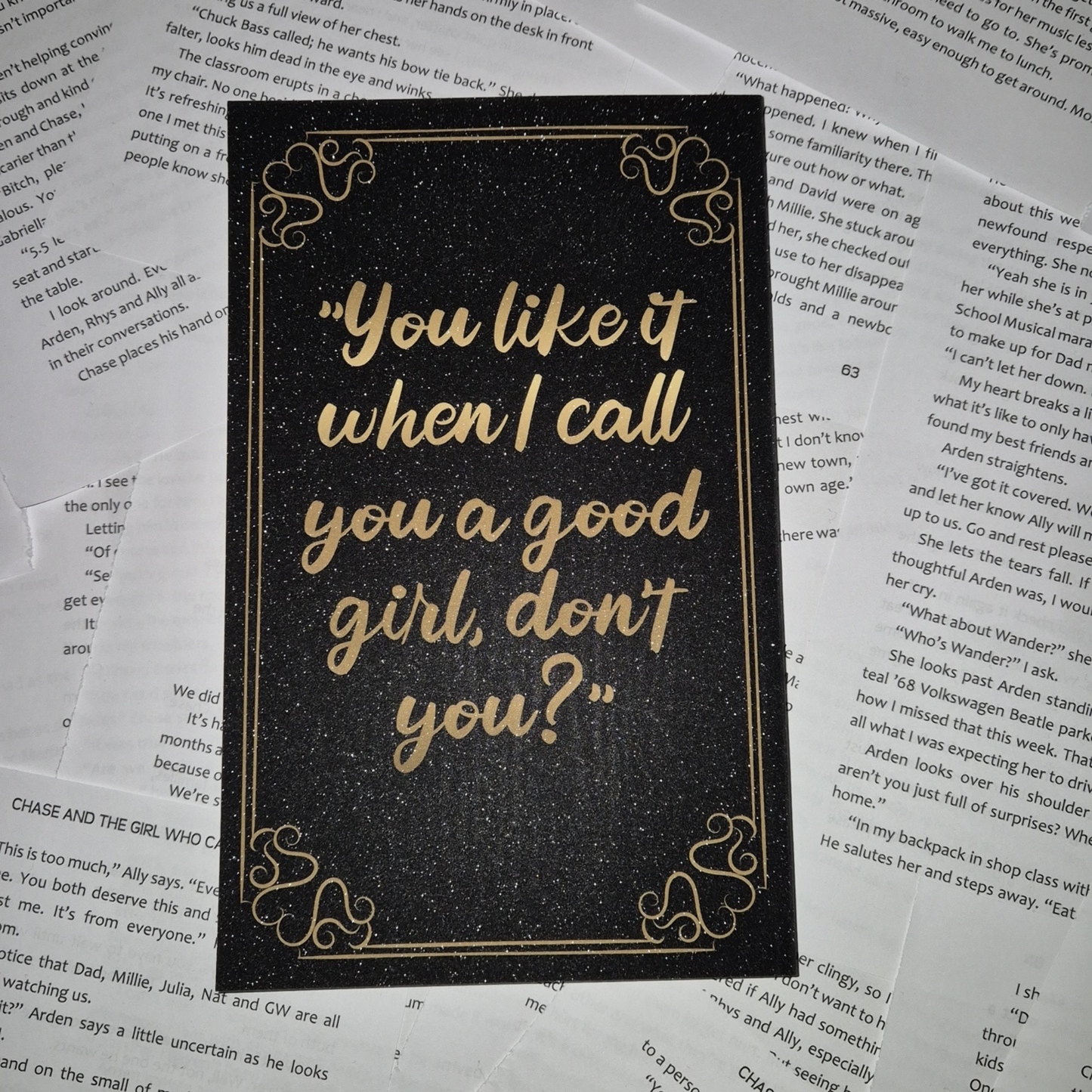 Caught on Camera Glitter - Signed Paperback