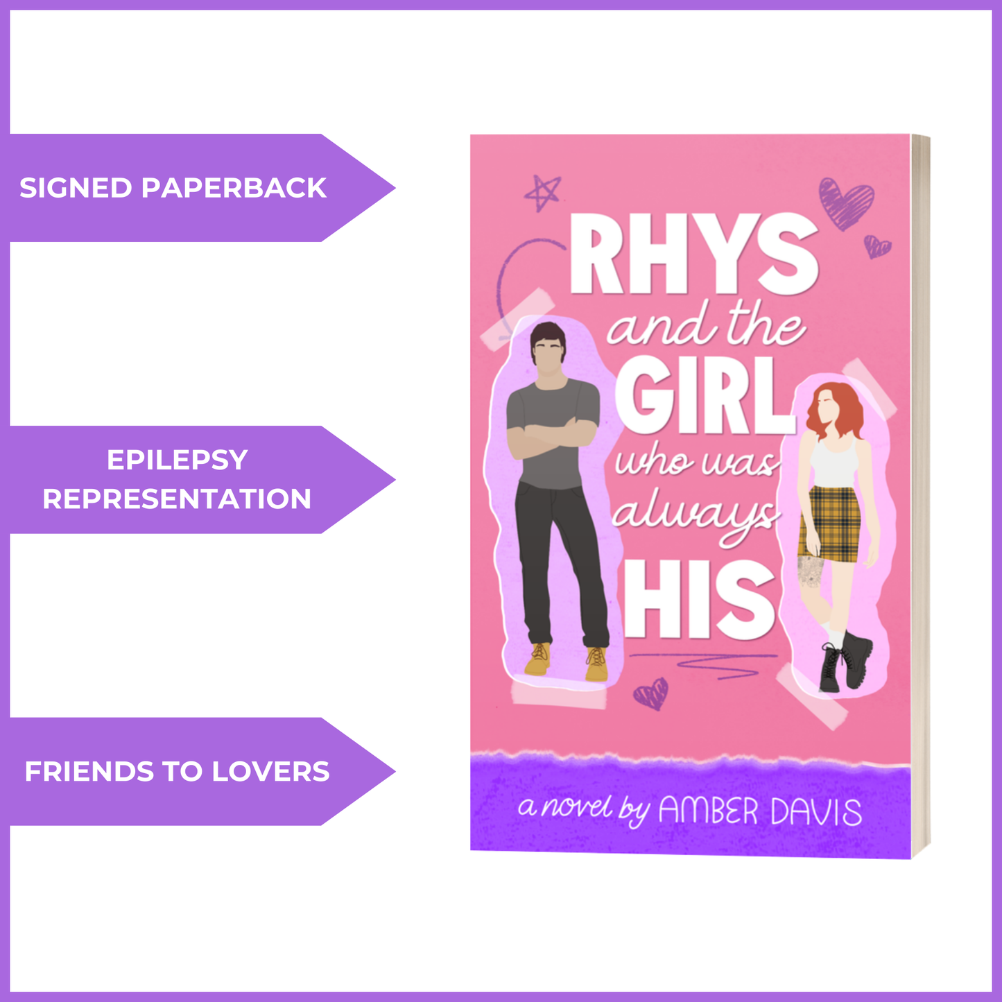 Rhys and the girl who was always his - PRE-ORDER - Signed Paperback