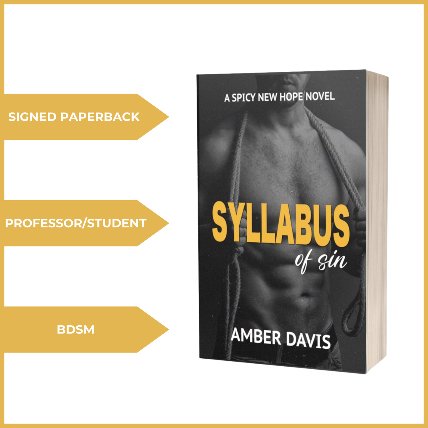 Syllabus of Sin - Signed Paperback